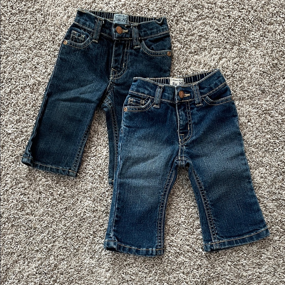 Children’s Place 6-9 Month Denim Jeans Set